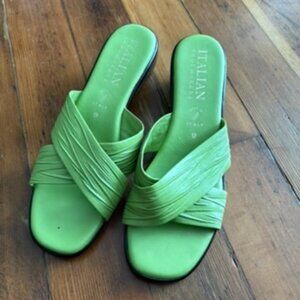 Italian Shoemakers Lime Mule